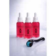 HAİRBOX Kadın Saç Serum, Saç Serum Seti ( 3'lü Serum, 1 Dermaroller )