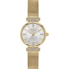 Welar Wel 2502-3 Kadın Kol Saati – Hasır Kordon, Gold Renk, 3 ATM Suya Dayanıklı