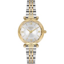 Welar Wel 2508-2 Kadın Kol Saati –Çelik Kordon, Silver Gold Renk, 3 ATM Suya Dayanıklı