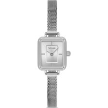 Welar Wel 2505-1 Kadın Kol Saati –Hasır Kordon, Silver Renk, 3 ATM Suya Dayanıklı