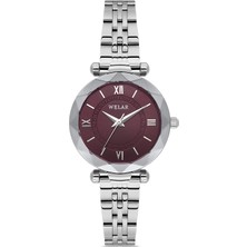 Welar Wel 2508-1 Kadın Kol Saati –Çelik Kordon, Silver Renk, 3 ATM Suya Dayanıklı