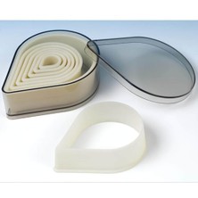 Volovan Set Plastik Damla Düz 8li