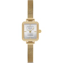 Welar Wel 2505-2 Kadın Kol Saati –Hasır Kordon, Gold Renk, 3 ATM Suya Dayanıklı