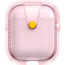 Gezgin Airpods Uyumlu Gzgn Airbag 33 Darbelere Karşı Dayanıklı Magnetik Kılıf-Pembe