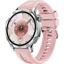 Gezgin Galaxy Watch 46MM Zore KRD-148 22MM Silikon Kordon - Pembe