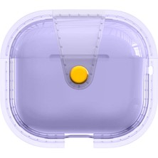 Gezgin Airpods 3. Nesil Uyumlu Gzgn Airbag 33 Darbelere Karşı Dayanıklı Magnetik Kılıf-Mor