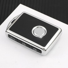 Alazpay Volvo XC40 XC90 XC70 S60 S80 S90 C30 V70 V90 Parlak Tpu Anahtar Kılıfı (1 Adet)