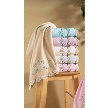 Arliva Home Kadife Nakışlı 6 Lı 30X50 Mutfak Havlusu