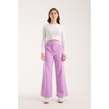 Modazeyosh Kadın Pileli Cepli Bol Pantolon