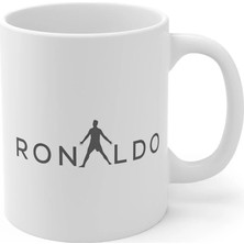 Ivart Cristiano Ronaldo - Futbol Özel Tasarım Baskılı Premium Porselen Kupa Bardak