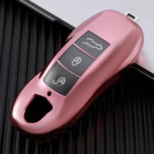 Alazpay Porsche Cayenne Panamera Macan 718 911 Cayman Boxster Tpu Anahtar Kılıfı (1 Adet)