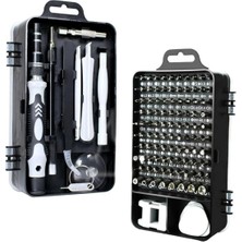 Çarşı Point® Hassas Tornavida Seti Bilgisayar Pc Telefon Onarım Aracı Seti Manyetik 115 In 1 Tornavida Seti