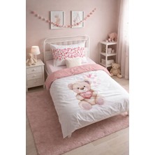 Golden %100 Pamuk Love Bear 100X150 cm Bebek Nevresim Takımı