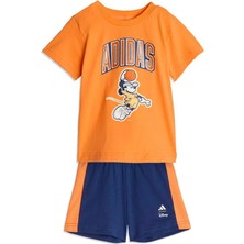 Adidas Bebek  Turuncu  Şortlu Takım I Dy mm T Set JZ3547