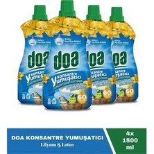 Morning Fresh Doa Konsantre Yumuşatıcı Lilyum & Lotus 1500 ml X 4 Adet