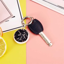 Gezgin ​zore Airtag 03 Uyumlu Silikon Anahtarlık-Siyah