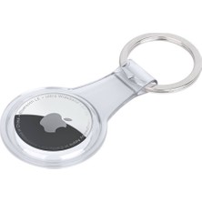 Gezgin ​zore Airtag 07 Uyumlu Silikon Anahtarlık-Renksiz