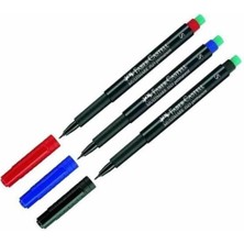 Multimark Permanent Asetat Kalemi 0.4 (S) 3 Renk