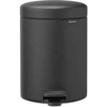 Brabantia BRB-8710755200489-BRA 200489-001-01-NEWICON Mıneral Infınıte Grey Pedallı Çöp Kutusu 5l