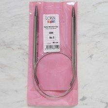 Motto Ticaret Loren Crafts 8 mm Çelik Misinalı Şiş 60 cm