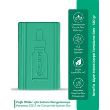 Sante Plus Acnefix Siyah Nokta Karşıtı Temizleme Sabunu 120 gr CICA ve Ceramide İçeren Doğal Formül