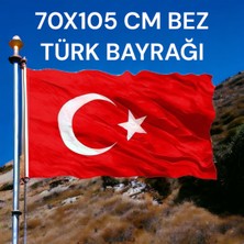 70X105 cm Bez Türk Bayrağı **kaliteli Kumaş Malzeme**