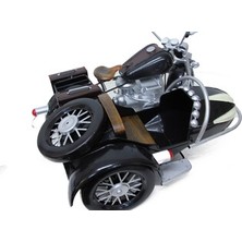 Tekinhediyelik Dekoratif Metal Motosiklet Sepetli