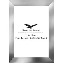 Raven Art Studio Potala 10X15CM Gümüş Resim Fotoğraf Belge Poster Evrak Çerçevesi Korumalı Kırılmaz Pleksi Cam