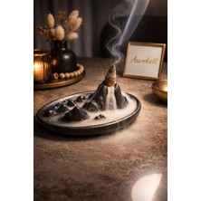 Samogu Aurebell Obsidyen Zirve Premium Geri Akış Tütsülük | Şelale Efektli Lüks Dağ Tasarımı