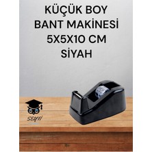Küçük Boy Masaüstü Bant Makinesi 5X5X10 cm Siyah
