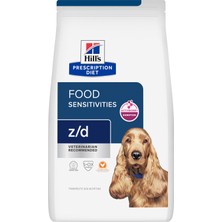 Z/d  Food Sensitivies Hidrolize Tavuk Aromalı Köpek Maması 10 kg