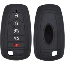 Alazpay Ford Mustang Bronco Explorer Fusion F150 F250 F350 F450 F550 Uyumlu Silikon Anahtar Kılıfı (1 Adet)