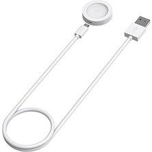 Huawei Watch Gt 5 (46MM-41MM) Uyumlu Manyetik USB Şarj Kablosu 1 Metre