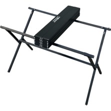 Sekoutdoor Alüminyum Katlanır Kamp Masası Ramses L Siyah 6 Kişilik Kamp Masası
