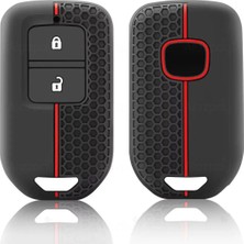 Alazpay Honda Crv Civic Accord Hrv City Odyssey Xr-V Silikon Desenli Anahtar Kılıfı (1 Adet)