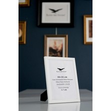 Raven Art Studio Ermitaj 18X24 cm Beyaz Resim Fotoğraf Belge Poster Evrak Çerçevesi Korumalı Kırılmaz Pleksi Cam