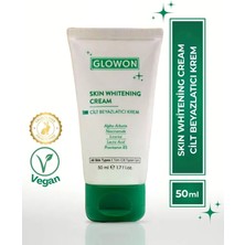 Glowon Vegan İçerikli Cilt Beyazlatıcı ve Niacinamide Leke Karşıtı Krem 50 ml