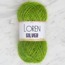 Motto Ticaret Loren Silver Yeşil El Örgü Ipi - RS0047 - 34099