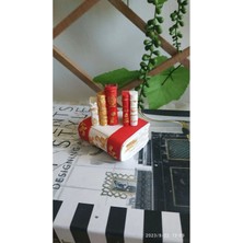 3'lü Kitap Teraryum Obje Dekorasyon