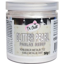 Toz Sim  Metalik Dr. Gusto 50 gr Parlak Sedef