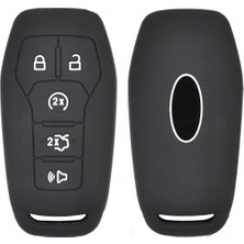 Alazpay Ford Fusion Mondeo Explorer Mustang F150 Uyumlu Silikon Anahtar Kılıfı