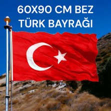 60X90 cm Bez Türk Bayrağı **kaliteli Kumaş Malzeme**