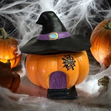 Şapkalı Kabak Biblo /dekoratif Balkabağı Şapkalı Mumluk ,kabak Dekor ,sonbahar