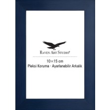 Raven Art Studio Potala 10X15CM Lacivert Resim Fotoğraf Belge Poster Evrak Çerçevesi Korumalı Kırılmaz Pleksi Cam