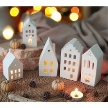 5’li Ev Model Dekoratif Mumluk Seti