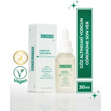 Glowon Vegan İçerikli Göz Altı Bakım Serumu | Hyalüronik Asit ve Peptit Destekli - 30 ml