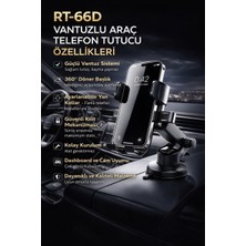 Almanara Project Cam ve Torpido Uyumlu Kolay Açı Ayarına Sahip Roadhold Pro 360° Araç Tutucu