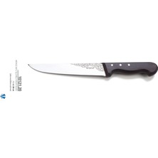 Wenge Saplı Işlemeli Kasap Bıçağı 20 cm No.4 Hulusi Bıçak 40MM x 200MM x 3mm 10121.20