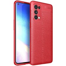 Gezgin Oppo Reno 5 Pro 5g Kılıf Gzgn Niss Silikon Kapak-Kırmızı