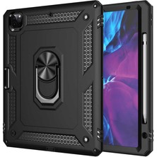Gezgin iPad Pro 12.9 2020 (4.nesil) - Uyumlu Uyumlu Gzgn Tablet Vega Kapak-Siyah